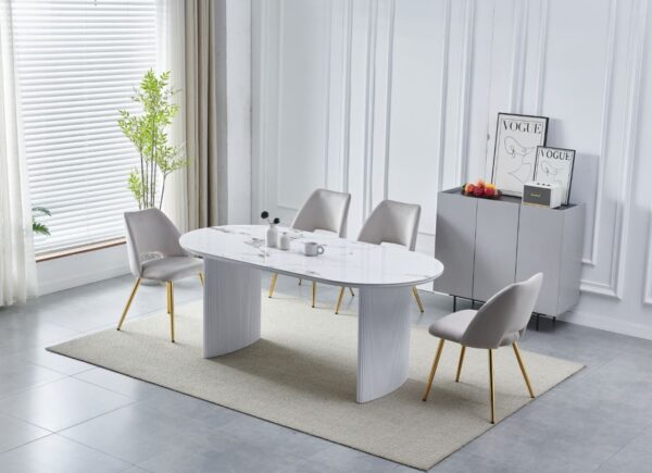 Table Josephine Beige Marbre